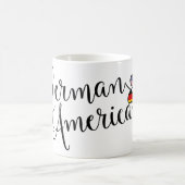 German American Entwined Hearts Kaffeetasse (Mittel)