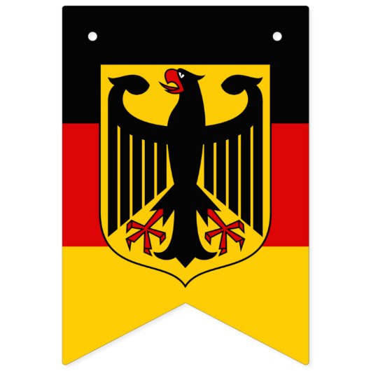 German American Flags, Party Banner Deutschland/US (Erste Fahne)