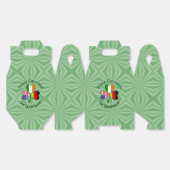 German American Kleeblatt Personalisiert Gable Geschenkschachtel (Ungeklappt)