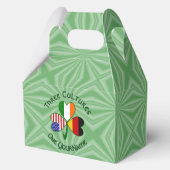 German American Kleeblatt Personalisiert Gable Geschenkschachtel (Rückseite)