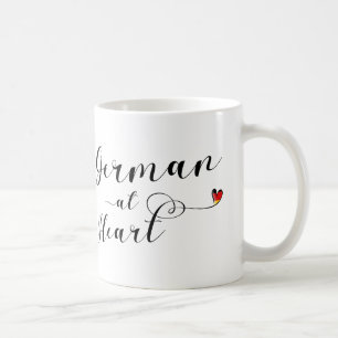 German at Heart Tasse, Deutschland Kaffeetasse