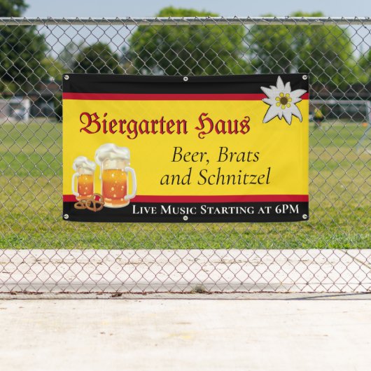 German Biergarten 2 Werbebanner Banner (Insitu)