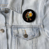 German Bigfoot Sasquatch Lederhose Funny Button (Beispiel)