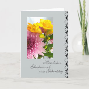 German: birthday card karte