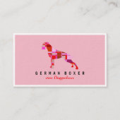 German Boxer Business Cards Visitenkarte (Vorderseite)