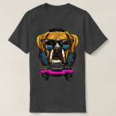 German Boxer Dog Computer Video Game Lover Gaming T-Shirt (Design vorne)