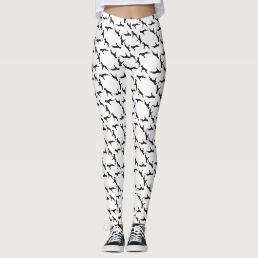 German Boxer Dog Leggings (Vorderseite)