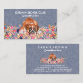 German Boxer Dog Visitenkarte (Vorne/Hinten)