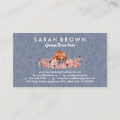 German Boxer Dog Visitenkarte (Rückseite)