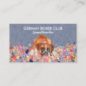German Boxer Dog Visitenkarte (Vorderseite)