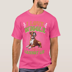 German Boxer LIEBE WIGGLE HINTERN UND KANN NICHT L T-Shirt
