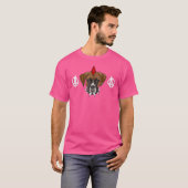 German Boxer Punk Design T-Shirt (Vorne ganz)