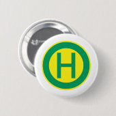 German Bus and Tram Stop sign Haltestelle Button (Vorne & Hinten)