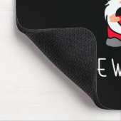 German Christmas Gnome Frohe Weinachten Mousepad (Ecke)