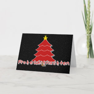 German Cristmas Feiertagskarte