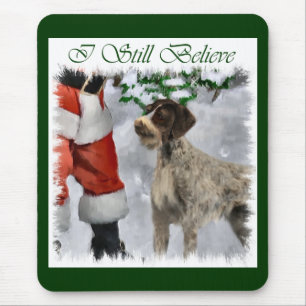 German Drahthaar Pointer Christmas Geschenke Mousepad
