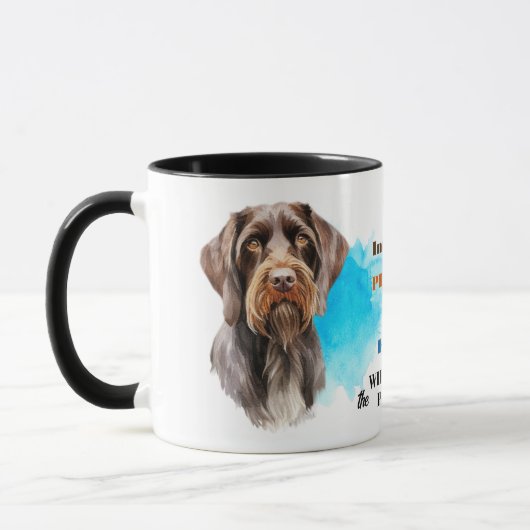 German Drahthaar Pointer Dog Loyal Friend Tasse (Links)