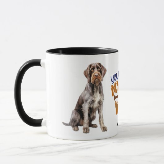 German Drahthaar Pointer Dog Sie machen meinen Sch Tasse (Links)
