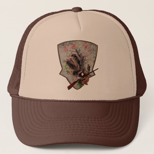 German Drahthaar Pointer Trucker Hat Truckerkappe (Vorderseite)