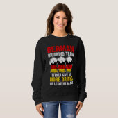 German drinking team give Germany drinking team ge Sweatshirt (Vorne ganz)
