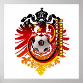 German Eagle Germany Soccer Abzeichen Poster (Vorne)