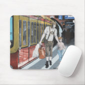 German Elf Family Shopping Fantasy Art Mousepad (Mit Mouse)