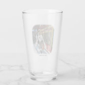 German Elves Family Shopping Fantasy Art Glass Cup Glas (Rückseite)