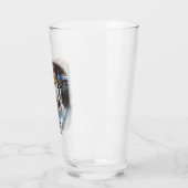 German Elves Family Shopping Fantasy Art Glass Cup Glas (Links)