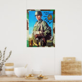 German Fallschirmjaeger Poster (Küche)