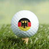German Flag Emblem Golfball (Insitu T-Shirt)