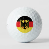 German Flag Emblem Golfball (Vorderseite)