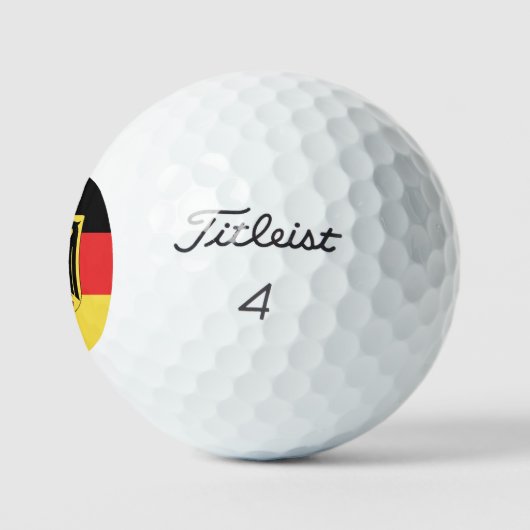 German Flag Emblem Golfball (Logo)