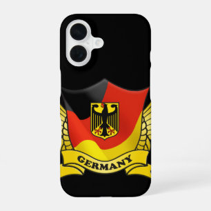 German Flag Emblem iPhone 16 Hülle