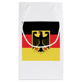 German Flag Emblem Kleine Geschenktüte (Rückseite)