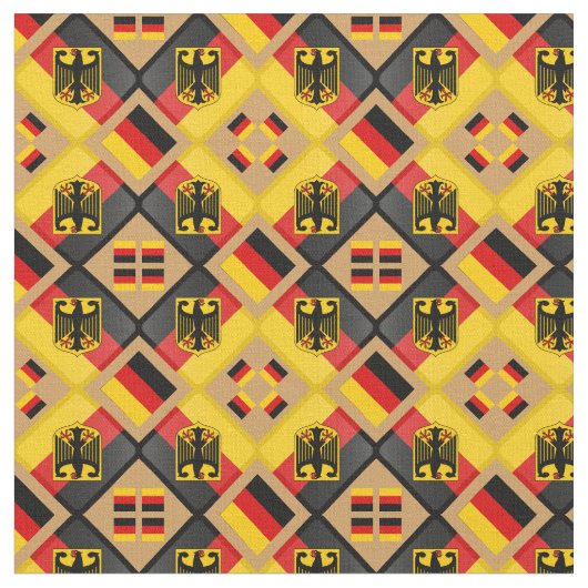German Flag & Trendy Germany Fabric fashion Eagle Stoff (Nahaufnahme)