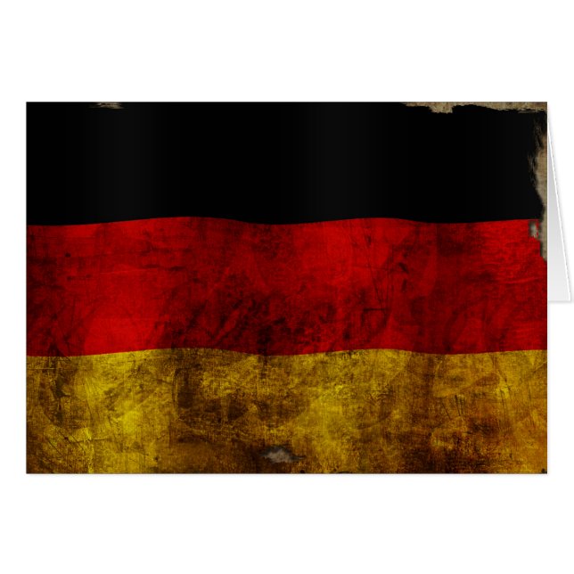 German Flag - Vintage (Vorderseite (Horizontal))