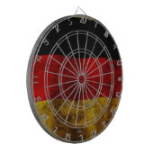German Flag - Vintage Dartscheibe (Vorderseite Links)