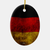 German Flag - Vintage Keramikornament (Vorne)