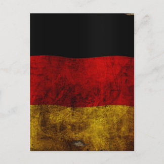 German Flag - Vintage Postkarte