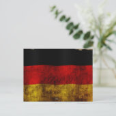 German Flag - Vintage Postkarte (Stehend Vorderseite)