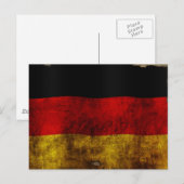 German Flag - Vintage Postkarte (Vorne/Hinten)