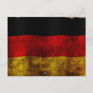 German Flag - Vintage Postkarte