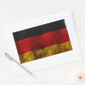 German Flag - Vintage Rechteckiger Aufkleber (Umschlag)