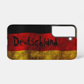 German Flag - Vintage Samsung Galaxy Hülle (Rückseite (Horizontal))