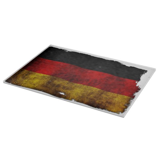 German Flag - Vintage Schneidebrett (Ecke)