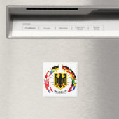 German Flags Pinwheel Magnet (In Situ (Geschirrspüler))
