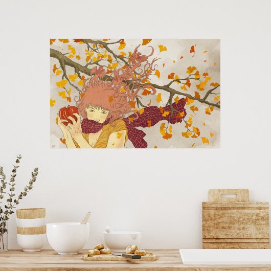 German for Autumn Poster (Küche)