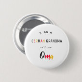 German Grandma / Oma Button (Vorne & Hinten)