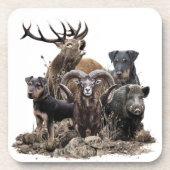 German Hunting Terrier Getränkeuntersetzer (Vorderseite)