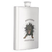 German Hunting Terrier (Jagdterrasse) Flachmann (Rechts)